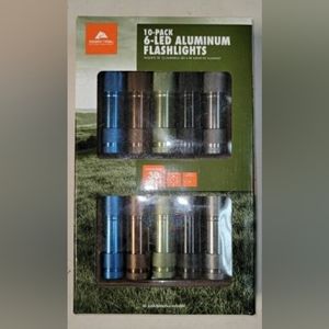 Ozark trail 10 pack flashlights with batteries